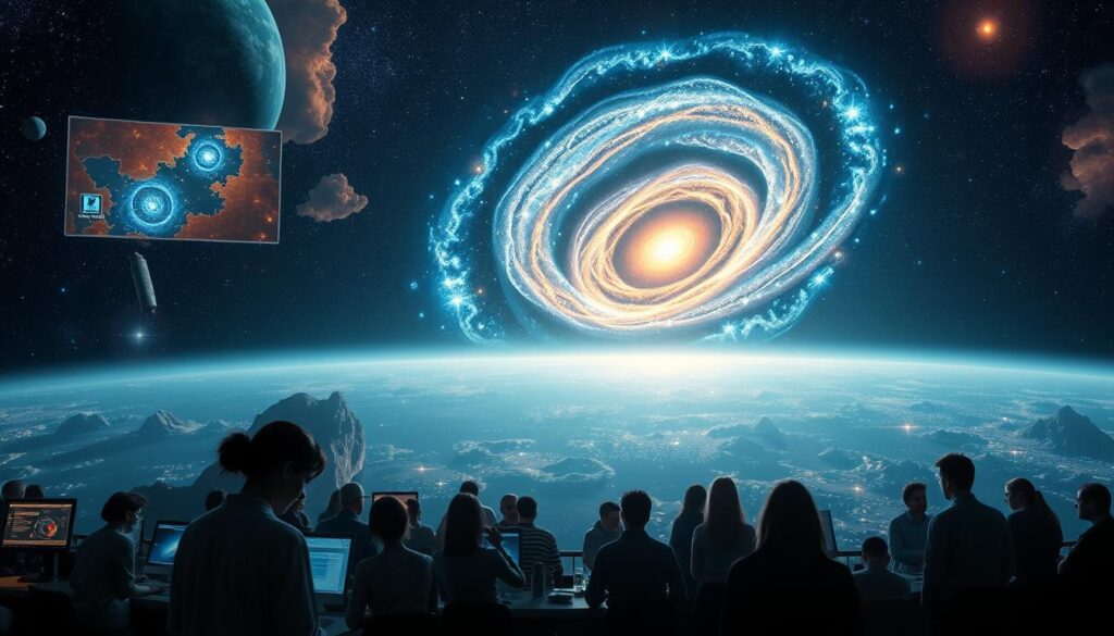 Celestia galaxy simulation community
