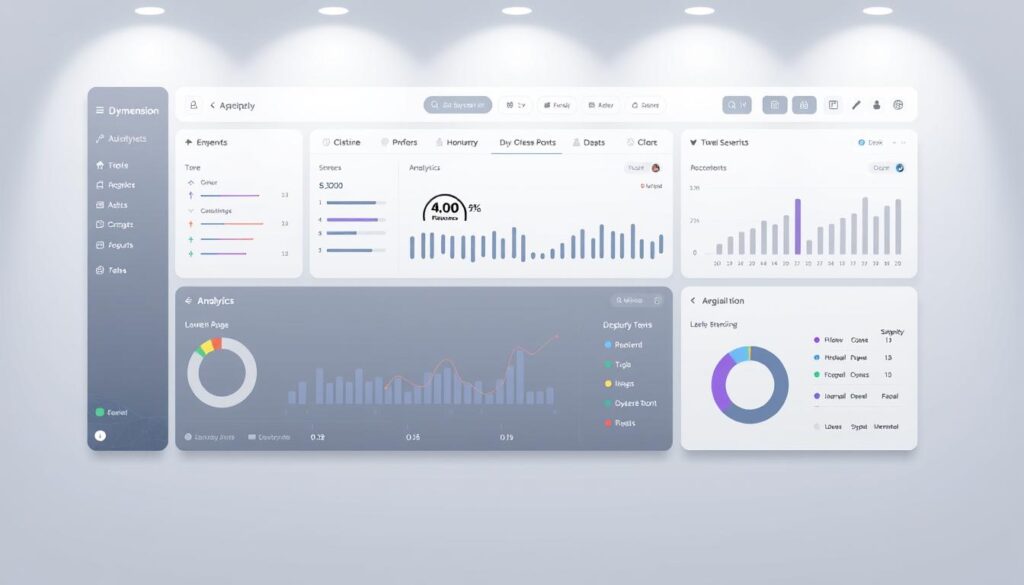 Dymension website dashboard interface